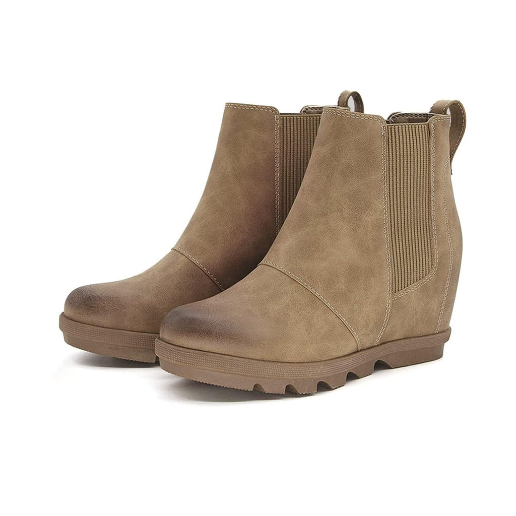Women's Hidden Heel Chelsea Ankle Wedge Boots E147840