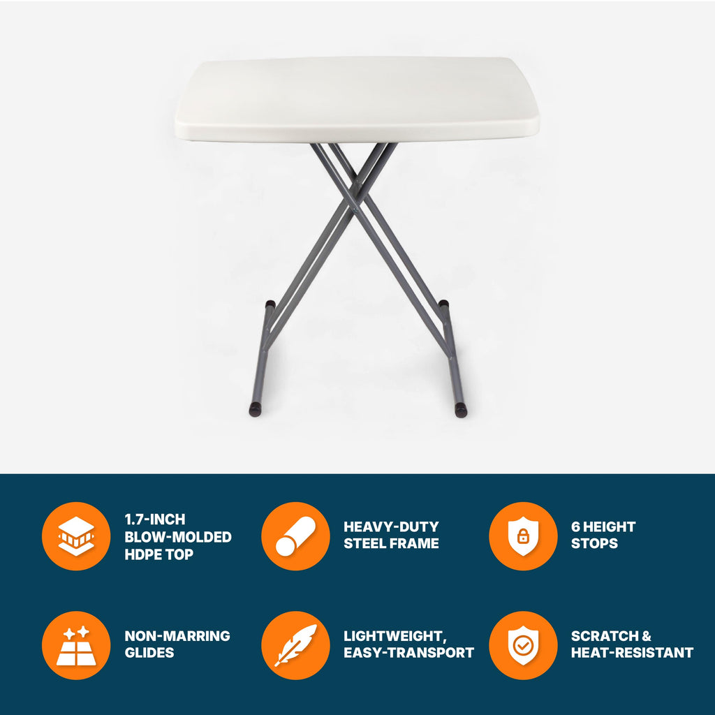 Folding Table 30 x 20 in 6 Positions S47351