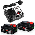 2Pack 7.0Ah 20Volt Li-ion Batteries and Charger X97575