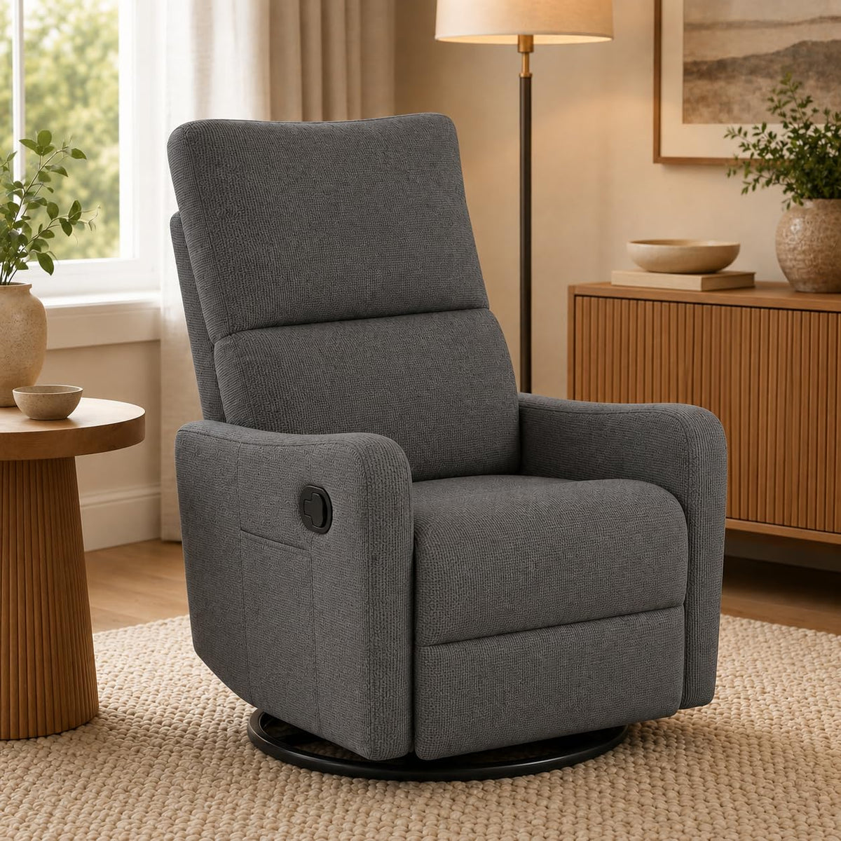 Swivel Rocker Recliner Chair W7784