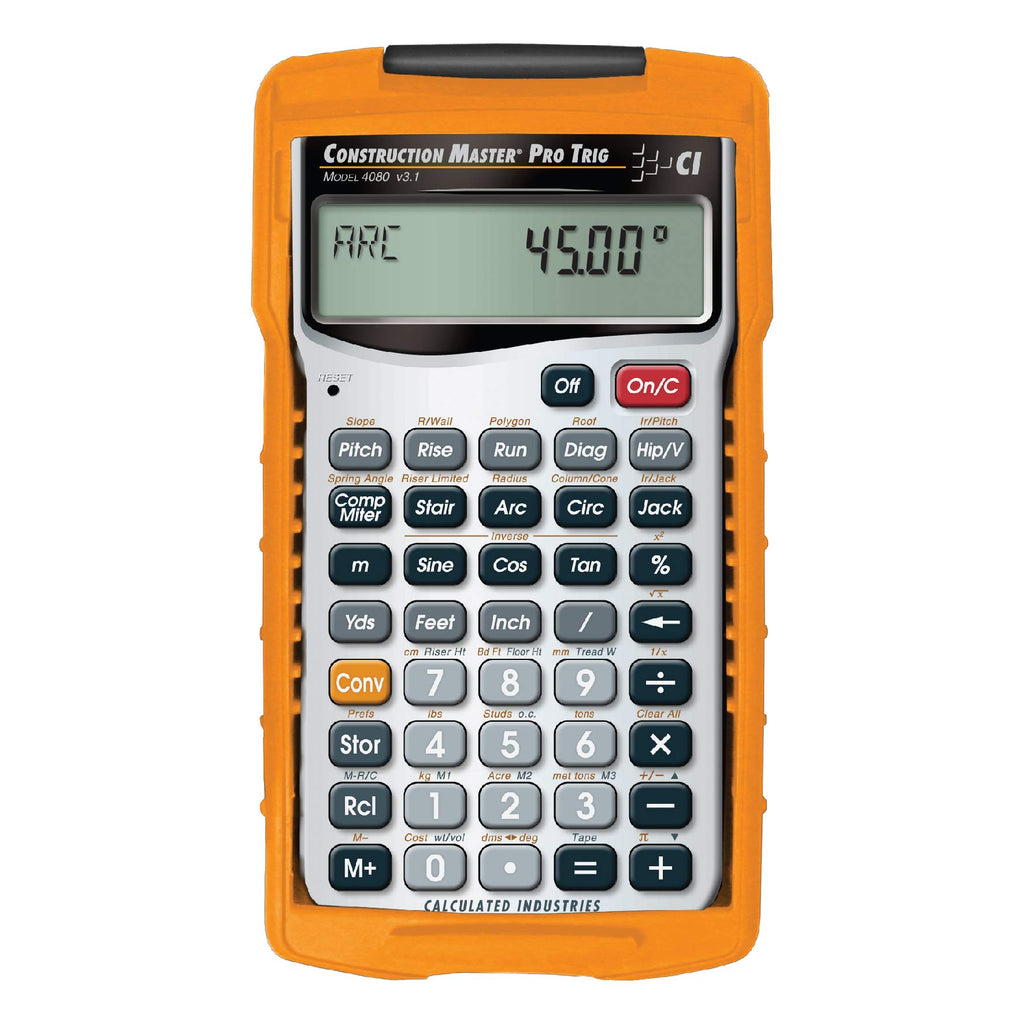 Construction Master Pro Trig Feet-Inch-Fraction Calculator B35967