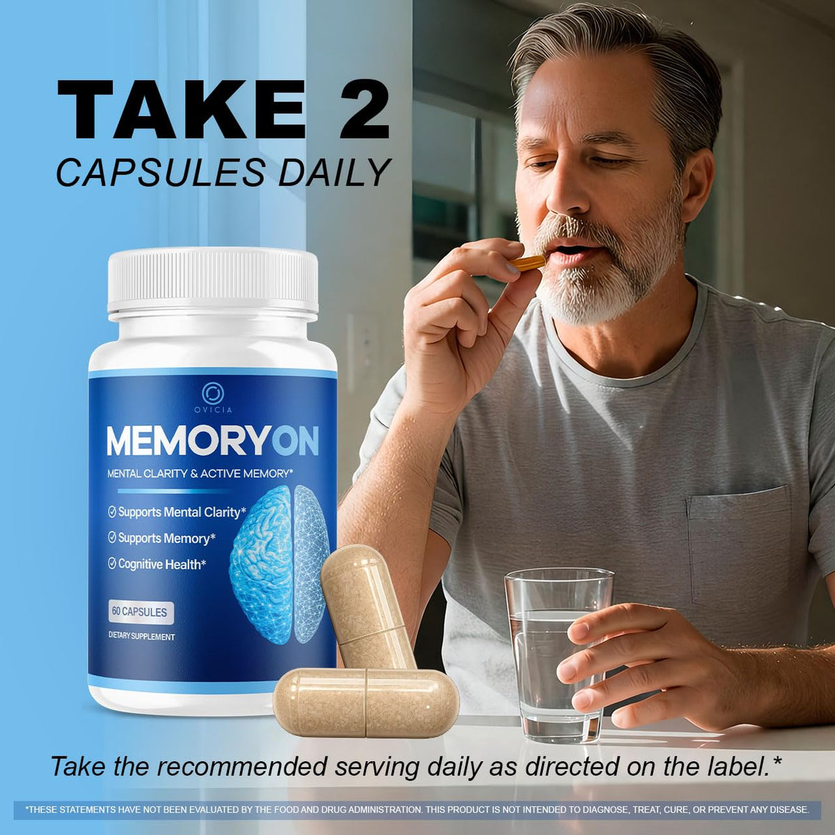 120 Capsules Memory Support Pills K290