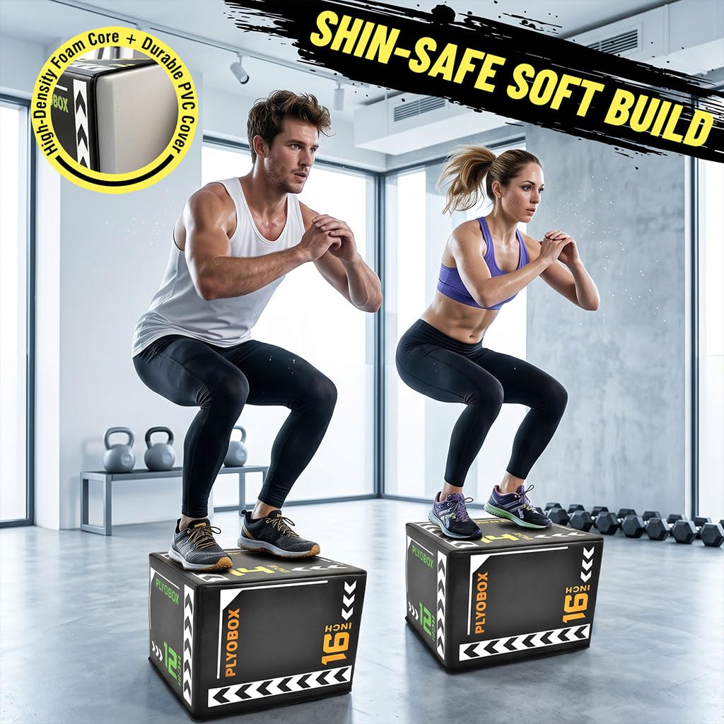 3-in-1 Foam Plyo Box 20/24/30 Inch M900439