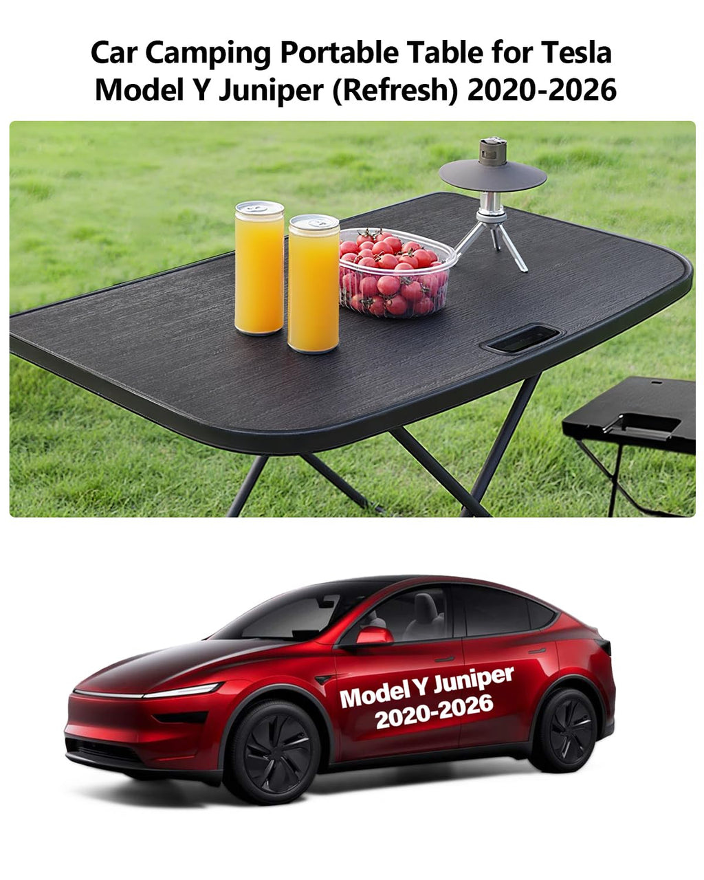 Portable Folding Camping Table with 2 Pack Chair A374