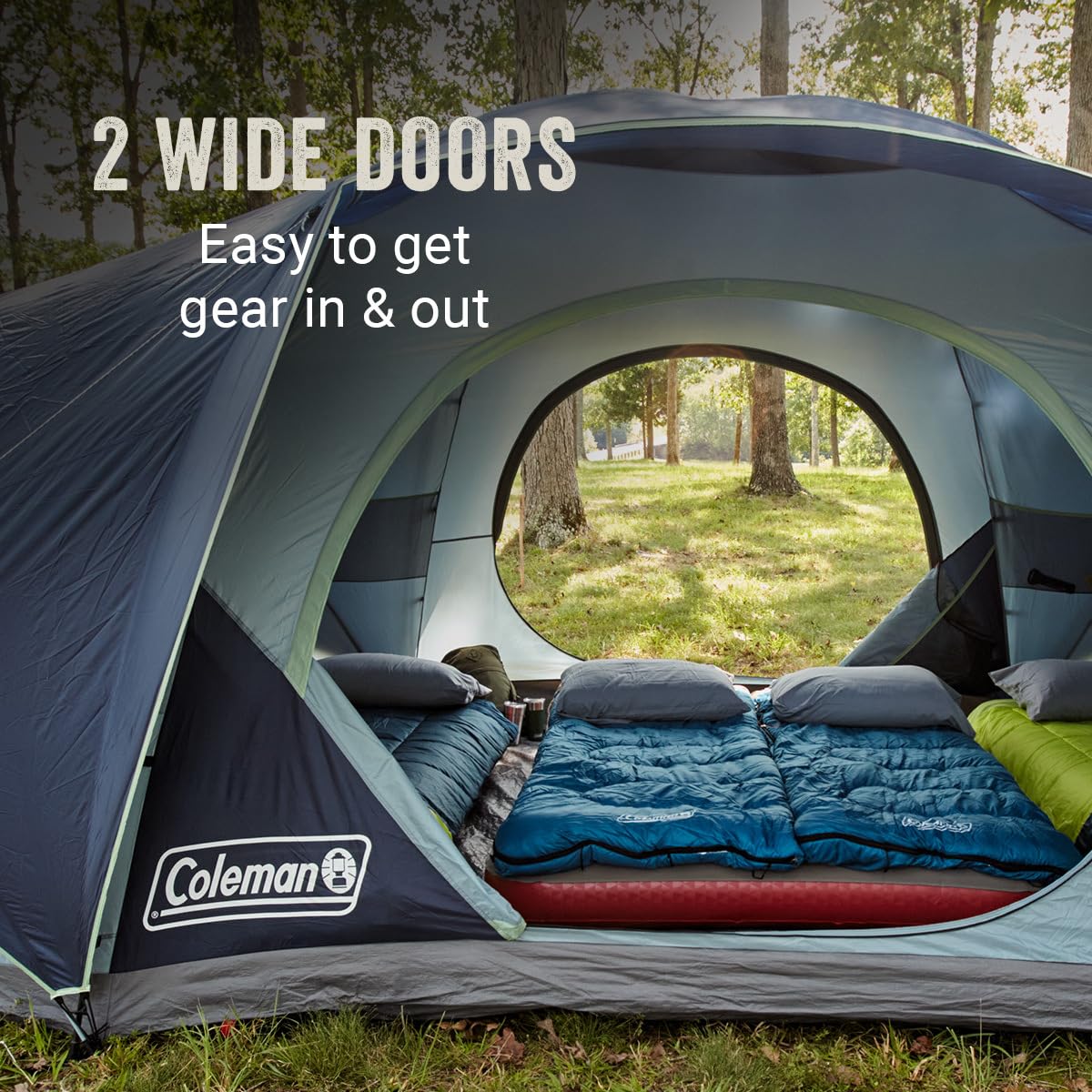Large Family Tent with Rainfly & Carry Bag M16259
