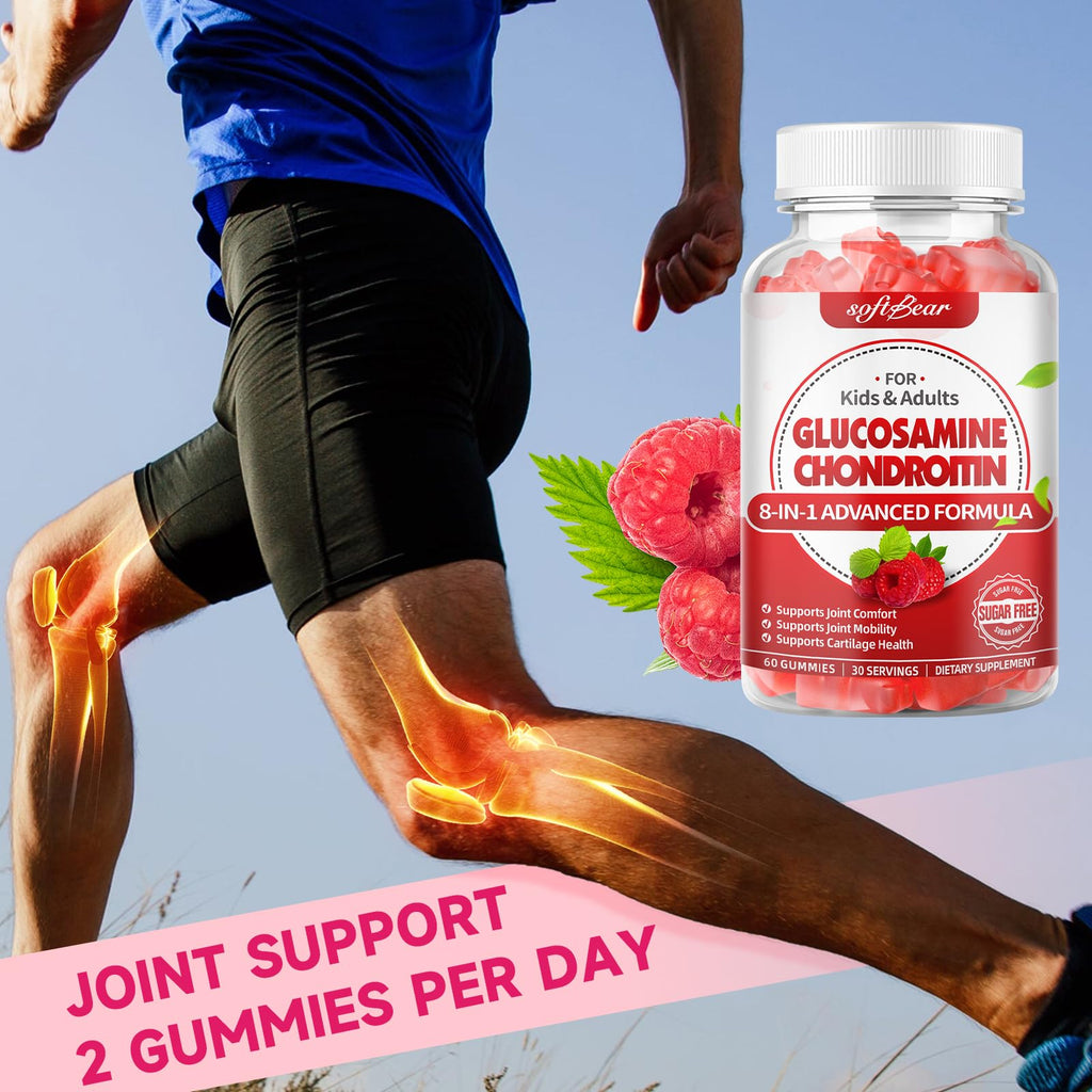 Sugar Free Glucosamine Chondroitin MSM Gummies 60 Count V763