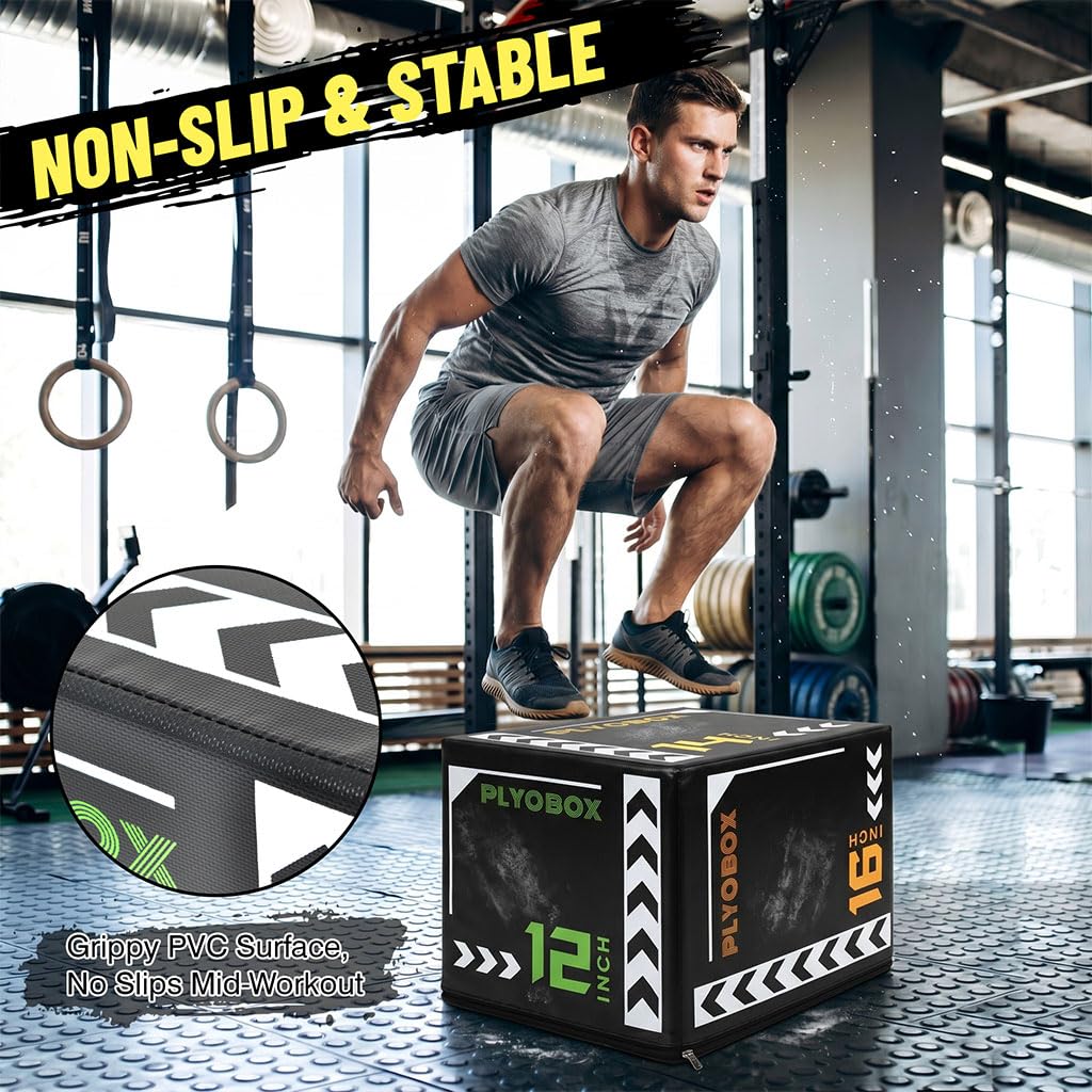 3-in-1 Foam Plyo Box 20/24/30 Inch M900439