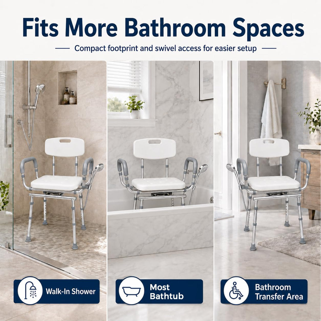 Adjustable Swivel Shower Chair U535120