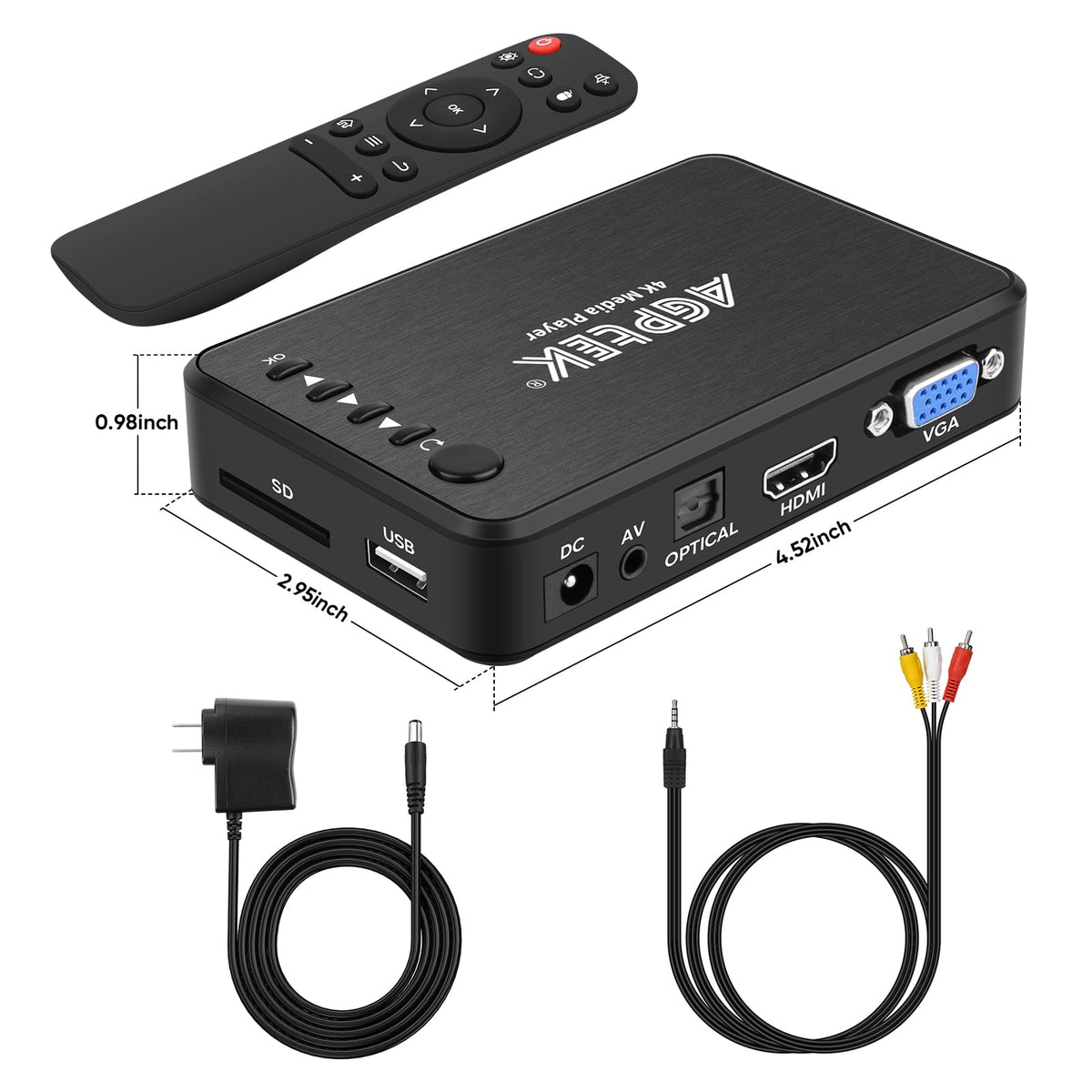 4K HDMI TV Media Player V451