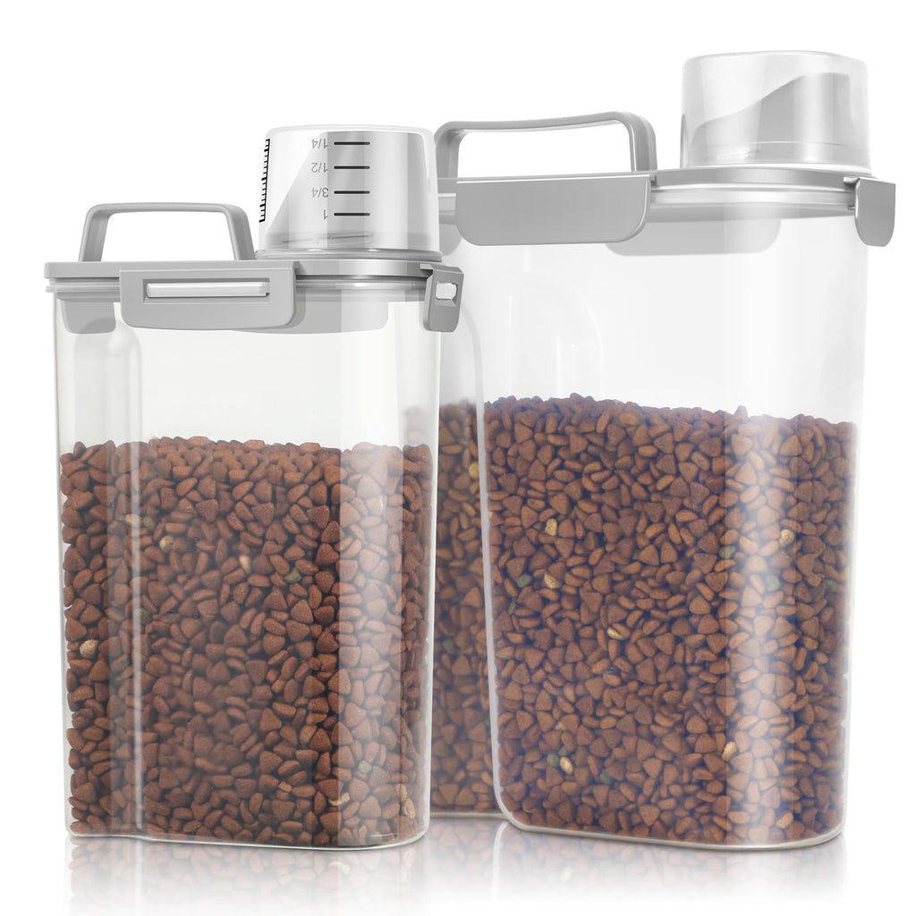 2 Pack Airtight Pet Food Storage Containers with Spout H14578