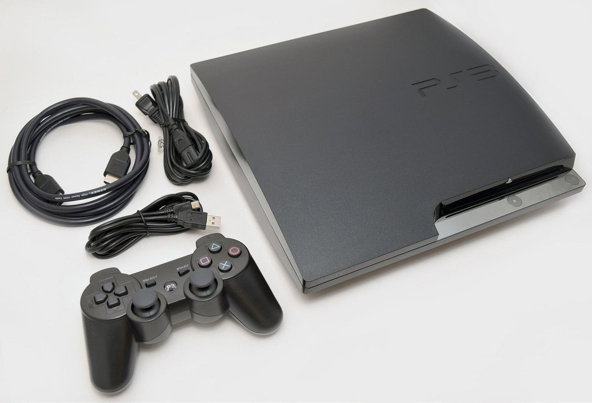 Playstation 3 Slim 320gb Game Console System Bundle with 3 Games I9007