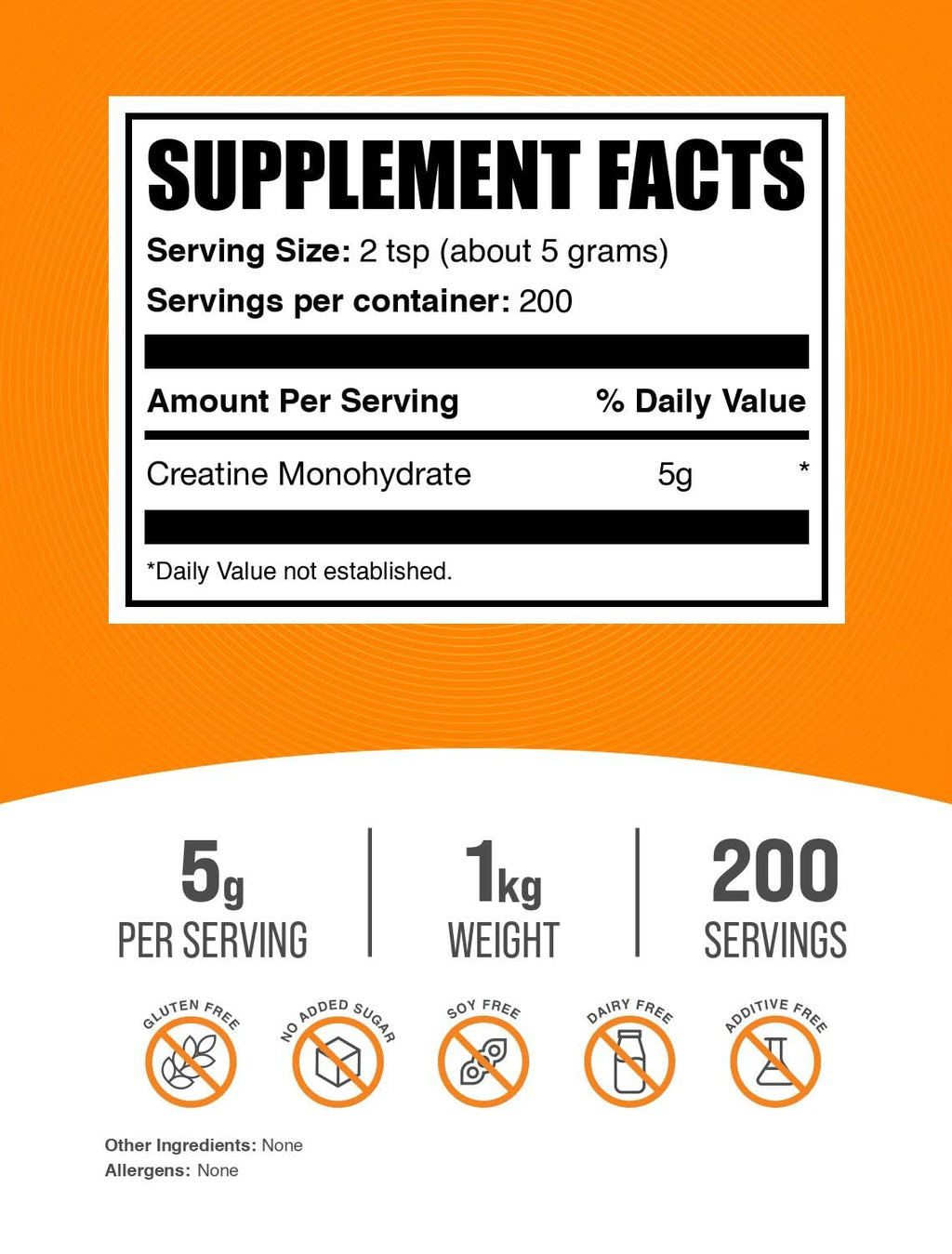 Micronized Creatine Monohydrate Powder Unflavored 1kg C506549