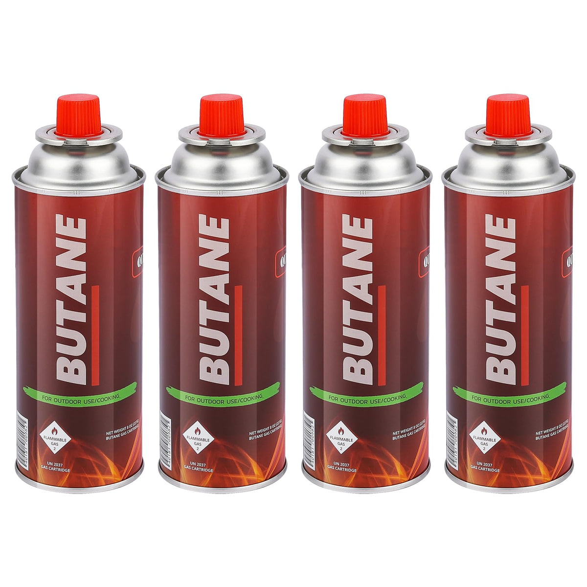 8oz Butane Fuel Canisters Pack of 4 Y8680