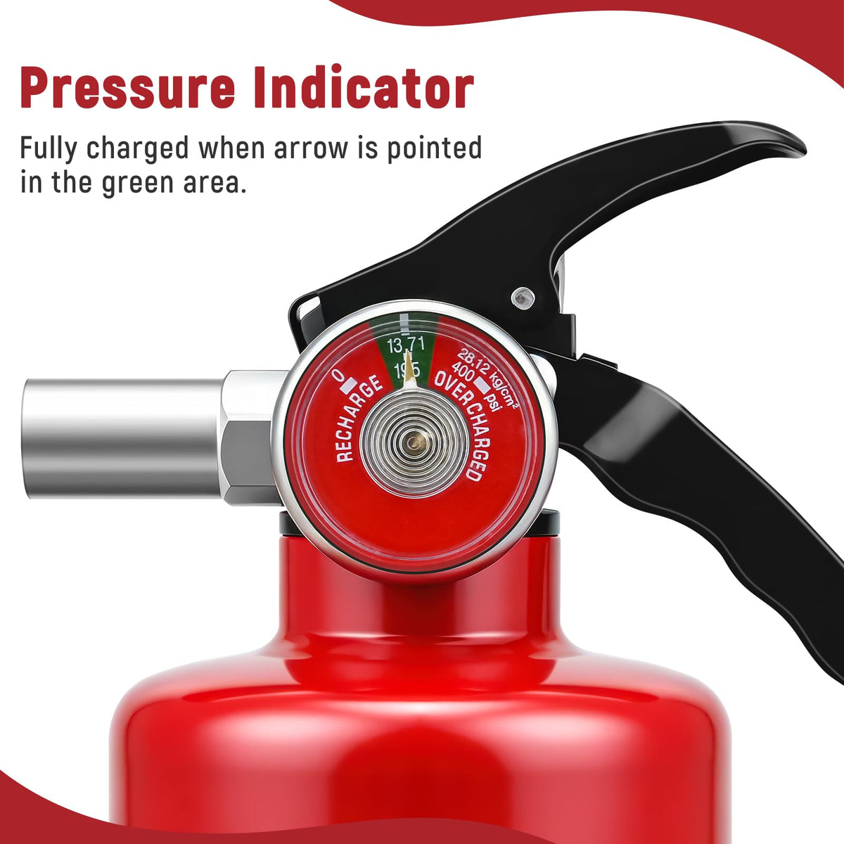 2 Pack 2.5LB ABC Dry Powder Fire Extinguisher O8462