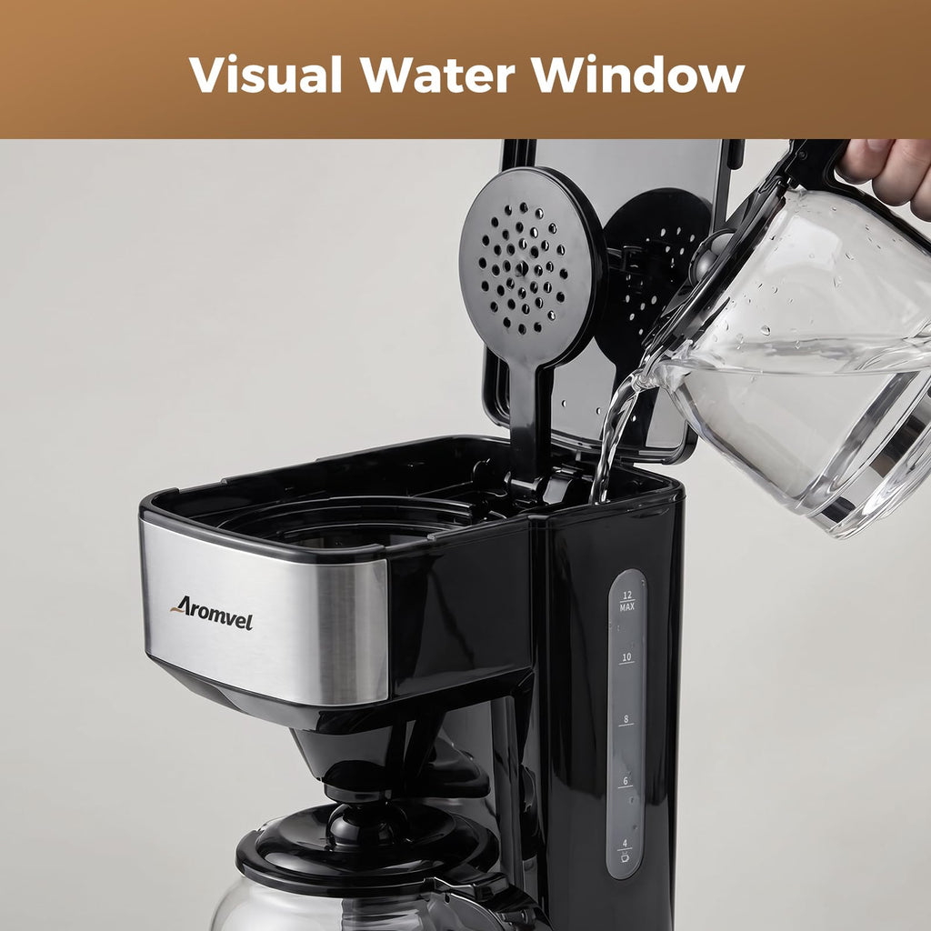 12 Cup Coffee Maker with LED Display Q9834