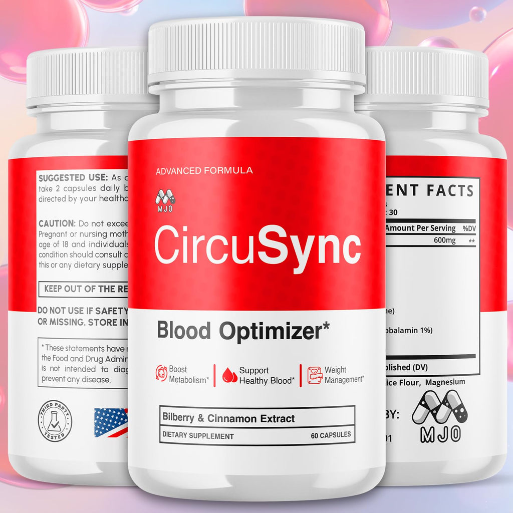 3 Pack 180 Capsules Blood Health Support Pills with Vitamins G214