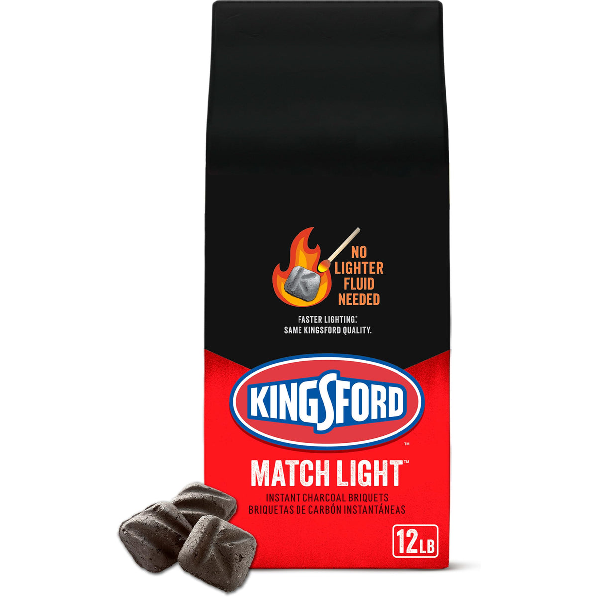 Instant Charcoal Briquettes 12 lbs U997816