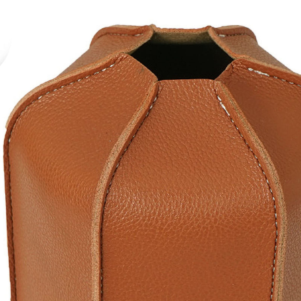 Flat Gas Tank Cover PU Leather Protective Case for 230g Butane Canister E373388