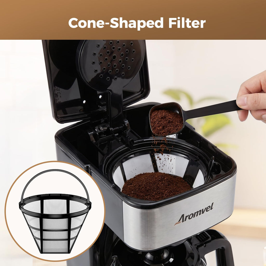 12 Cup Coffee Maker with LED Display Q9834