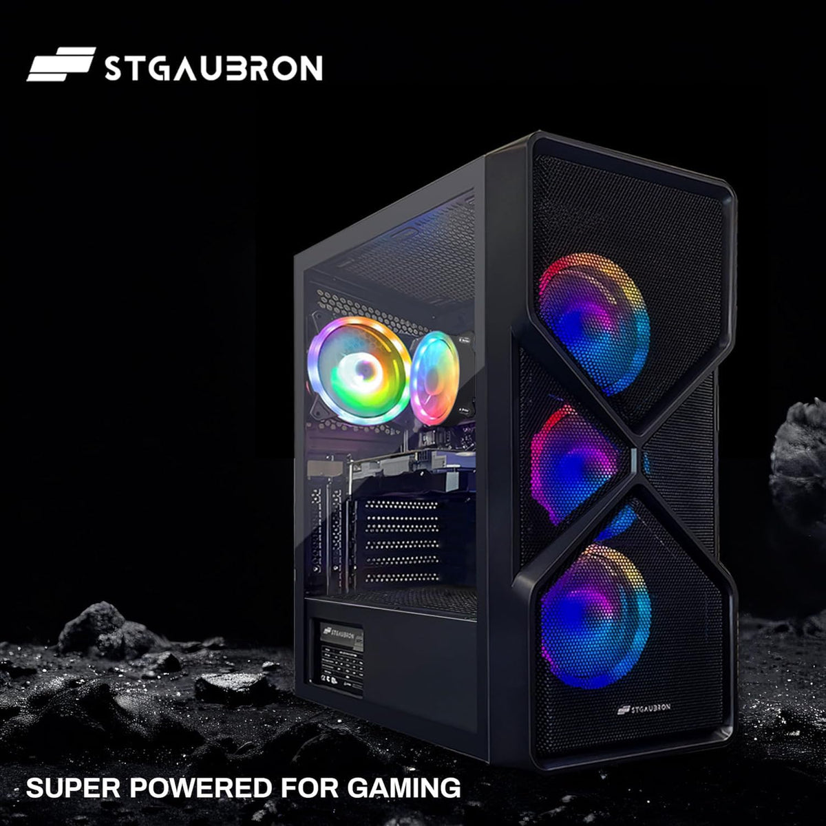 RGB PC Bundle with 24 inch FHD LED Monitor, Intel Core i5, GeForce RTX 2060, 16GB DDR4, 1TB SSD P3033