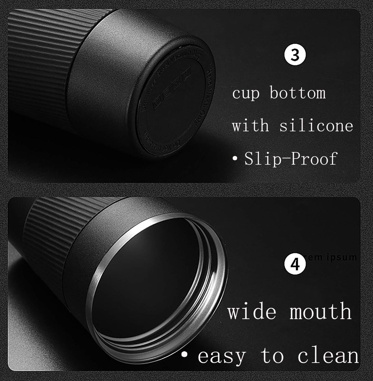 17oz Stainless Steel Vacuum Insulated Travel Mug Q788371