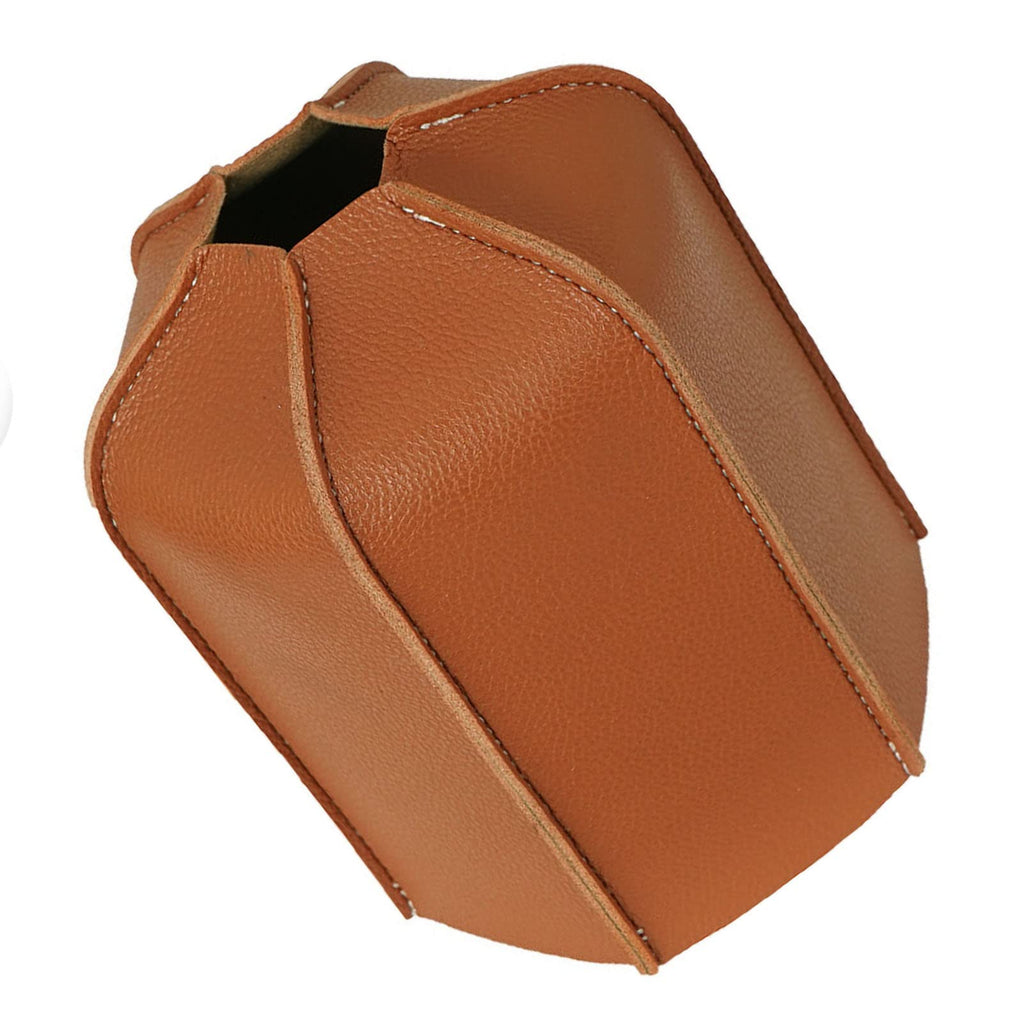 Flat Gas Tank Cover PU Leather Protective Case for 230g Butane Canister E373388