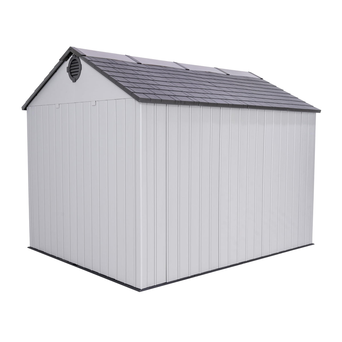 8x10 Ft Gray Resin Outdoor Storage Shed V239765