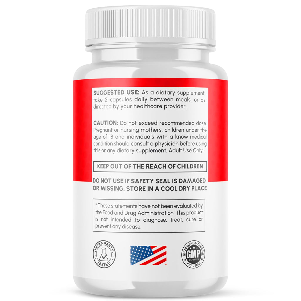 3 Pack 180 Capsules Blood Health Support Pills with Vitamins G214
