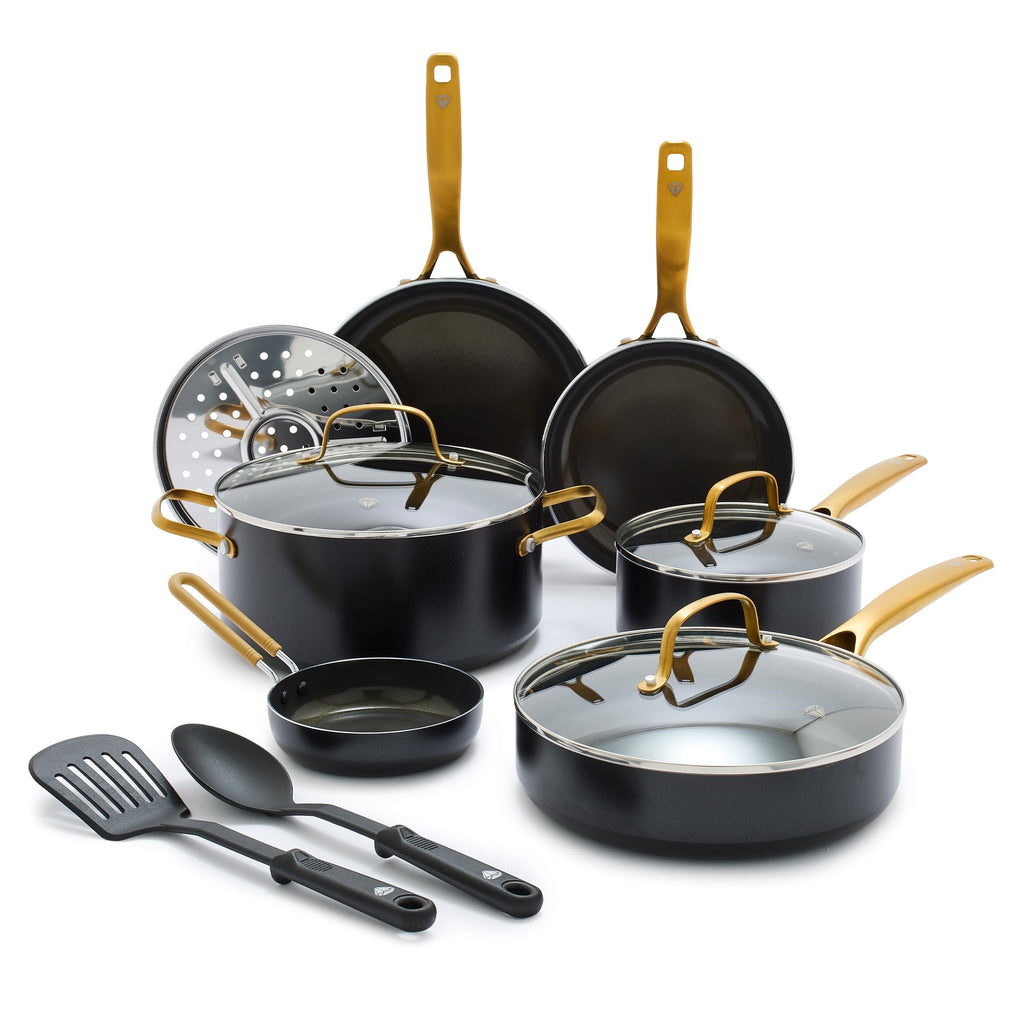 12 Piece Ceramic Nonstick Cookware Set J48713