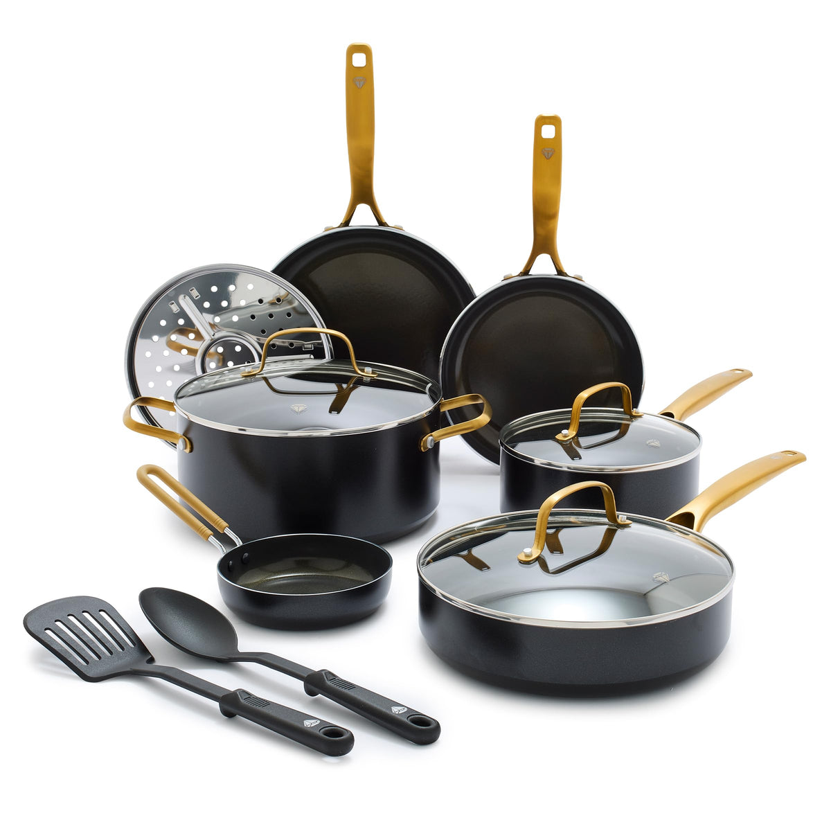 12 Piece Ceramic Nonstick Cookware Set J48713