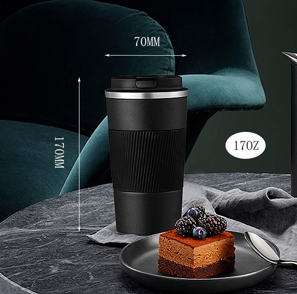 17oz Stainless Steel Vacuum Insulated Travel Mug Q788371