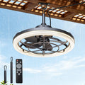 20" Outdoor Ceiling Fan with Light S654