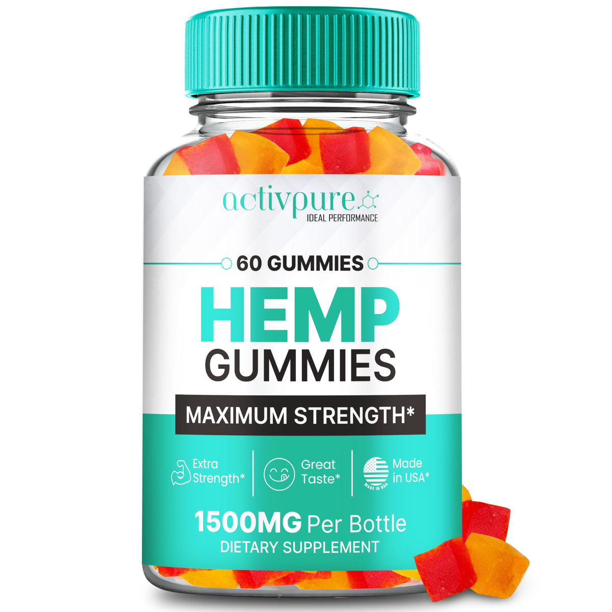 Hemp Gummies 60 Gummies S648619