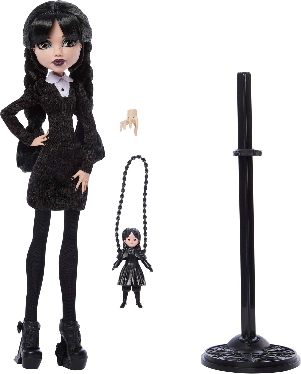 Black Dress Doll with Stockings and Accessories M533087