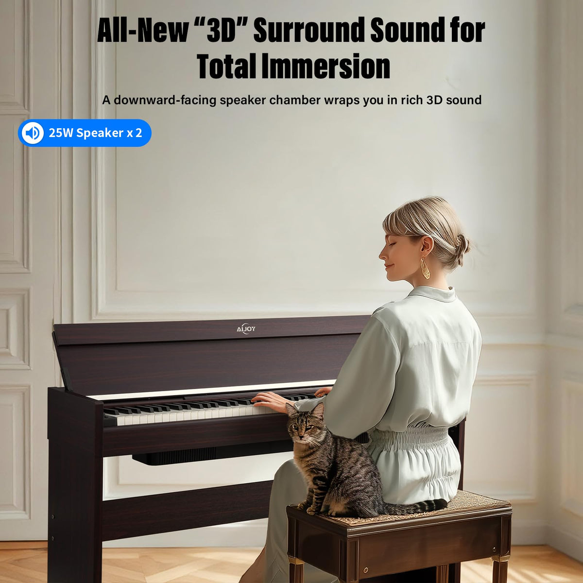 88 Key Weighted Digital Piano D84816