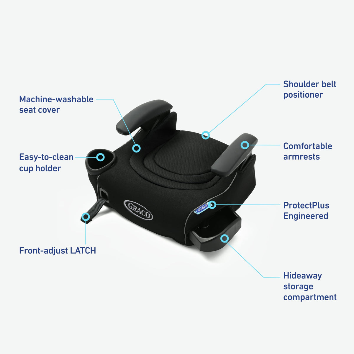 Backless Booster Car Seat Q762