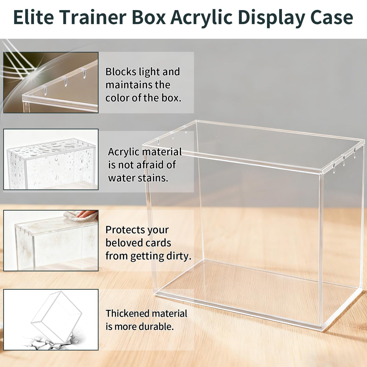 2 Pack Acrylic Protector Case V696