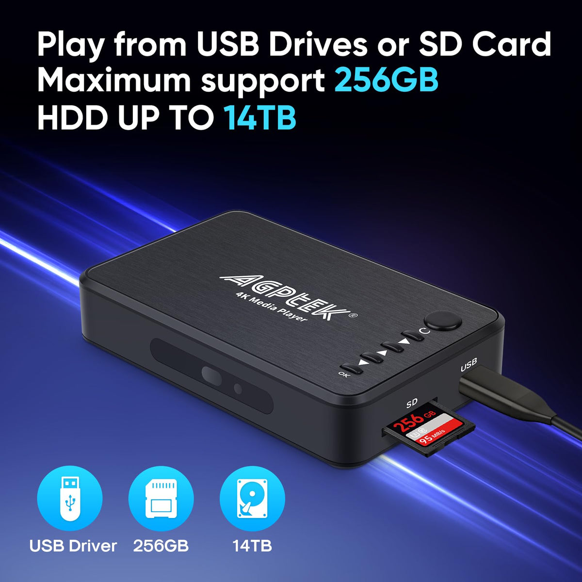 4K HDMI TV Media Player V451