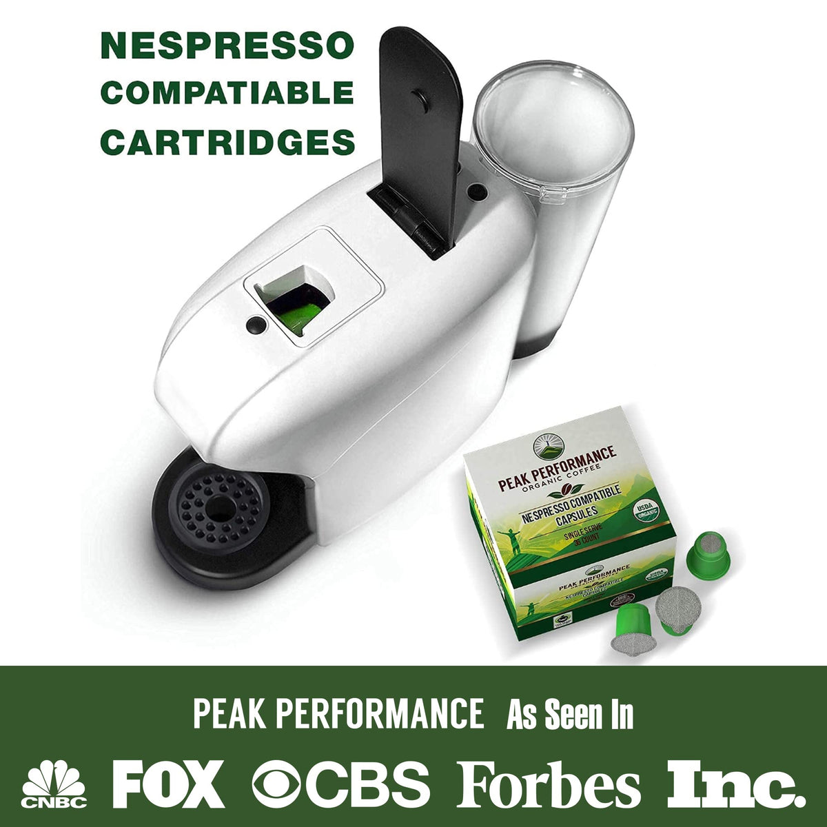 Organic Capsules for Nespresso Machines J3603