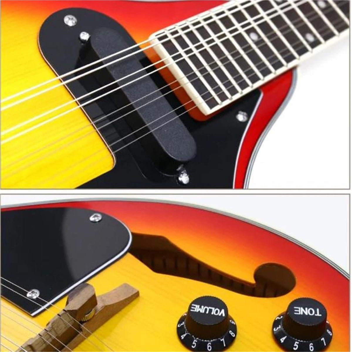8 Strings Spruce Sunburst Mandolin O23757