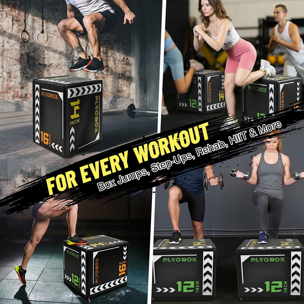 3-in-1 Foam Plyo Box 20/24/30 Inch M900439
