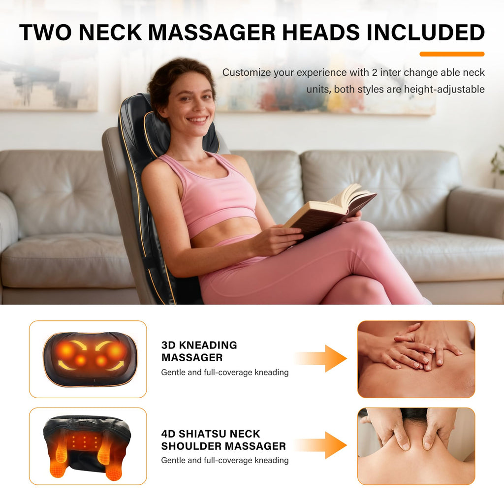 Shiatsu Neck and Back Massager with Heat V140
