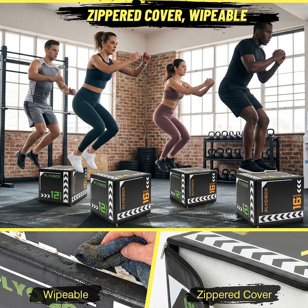 3-in-1 Foam Plyo Box 20/24/30 Inch M900439