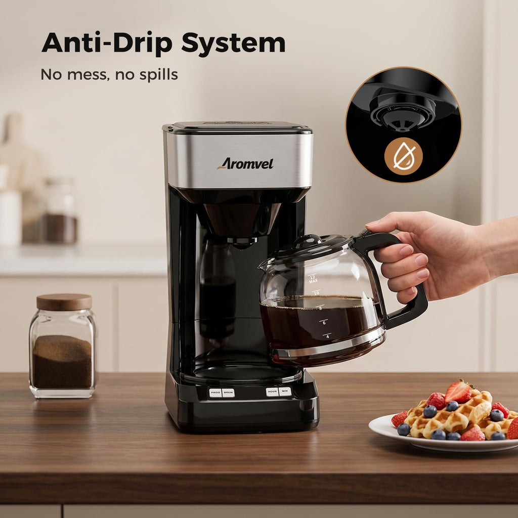 12 Cup Coffee Maker with LED Display Q9834
