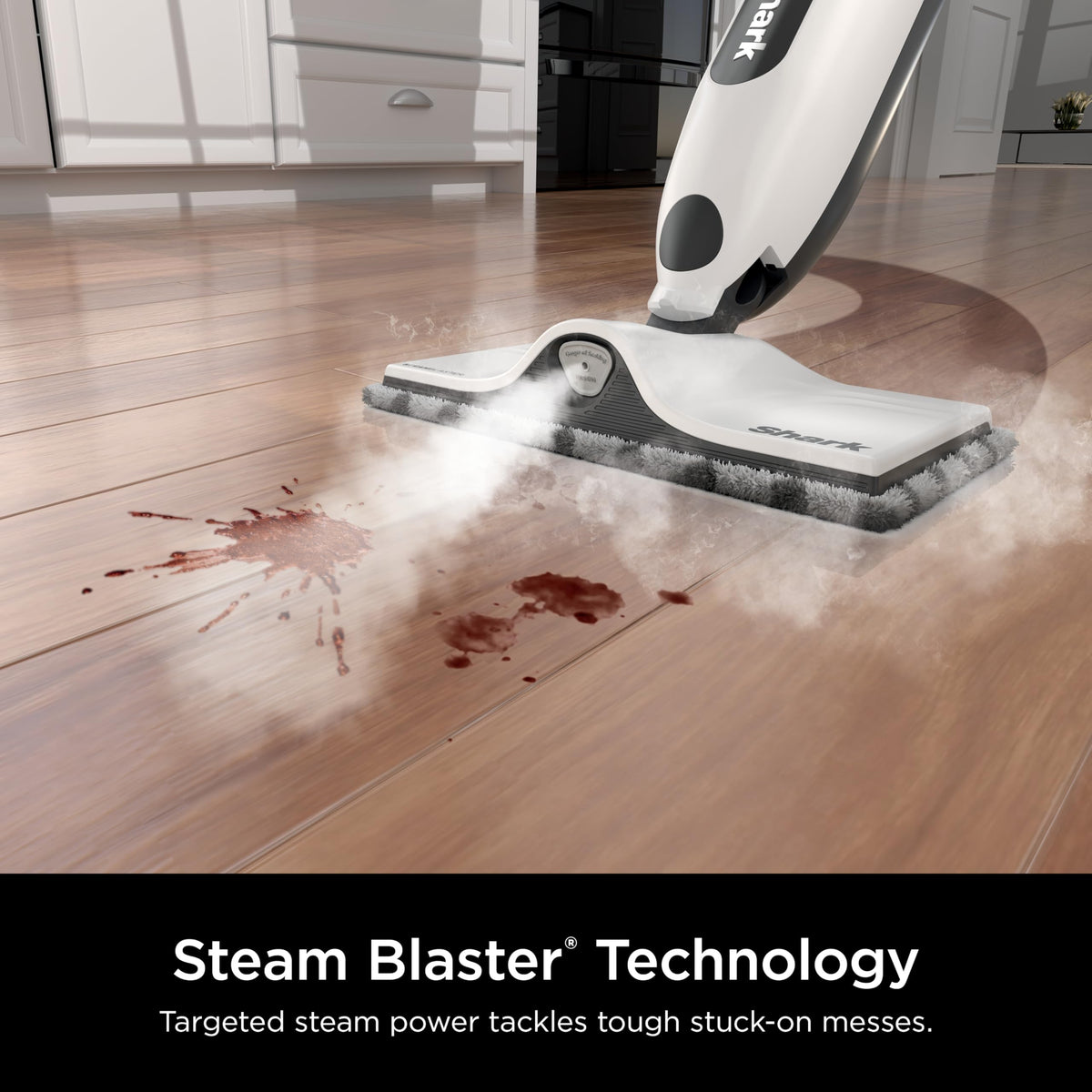 Steam Mop with 3 Steam Modes, 2 Washable Pads Z23163