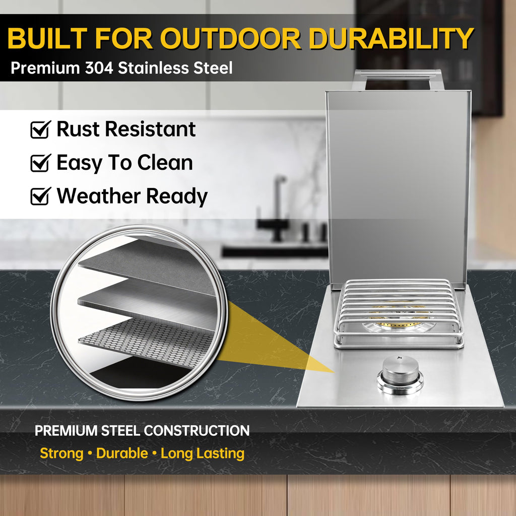 Built-in Single Side Burner C643287