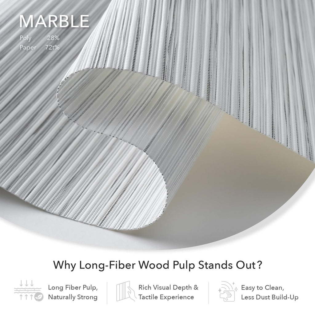 Natural Woven Light Filtering Panel Track Blinds L9794