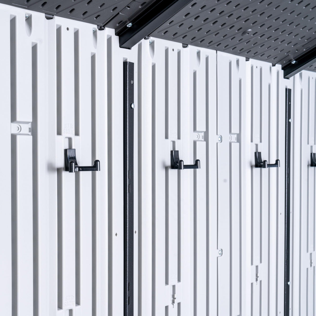 8x10 Ft Gray Resin Outdoor Storage Shed V239765