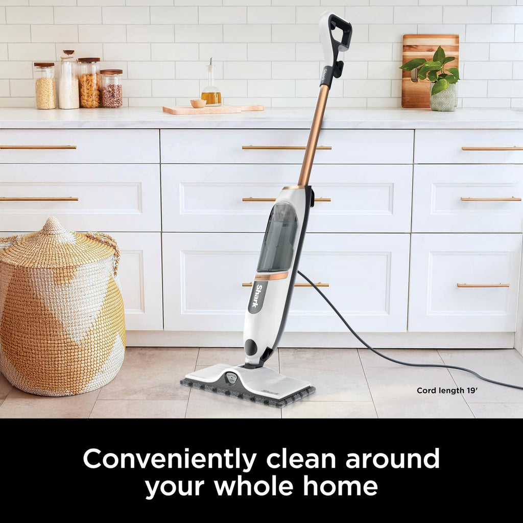 Steam Mop with 3 Steam Modes, 2 Washable Pads Z23163