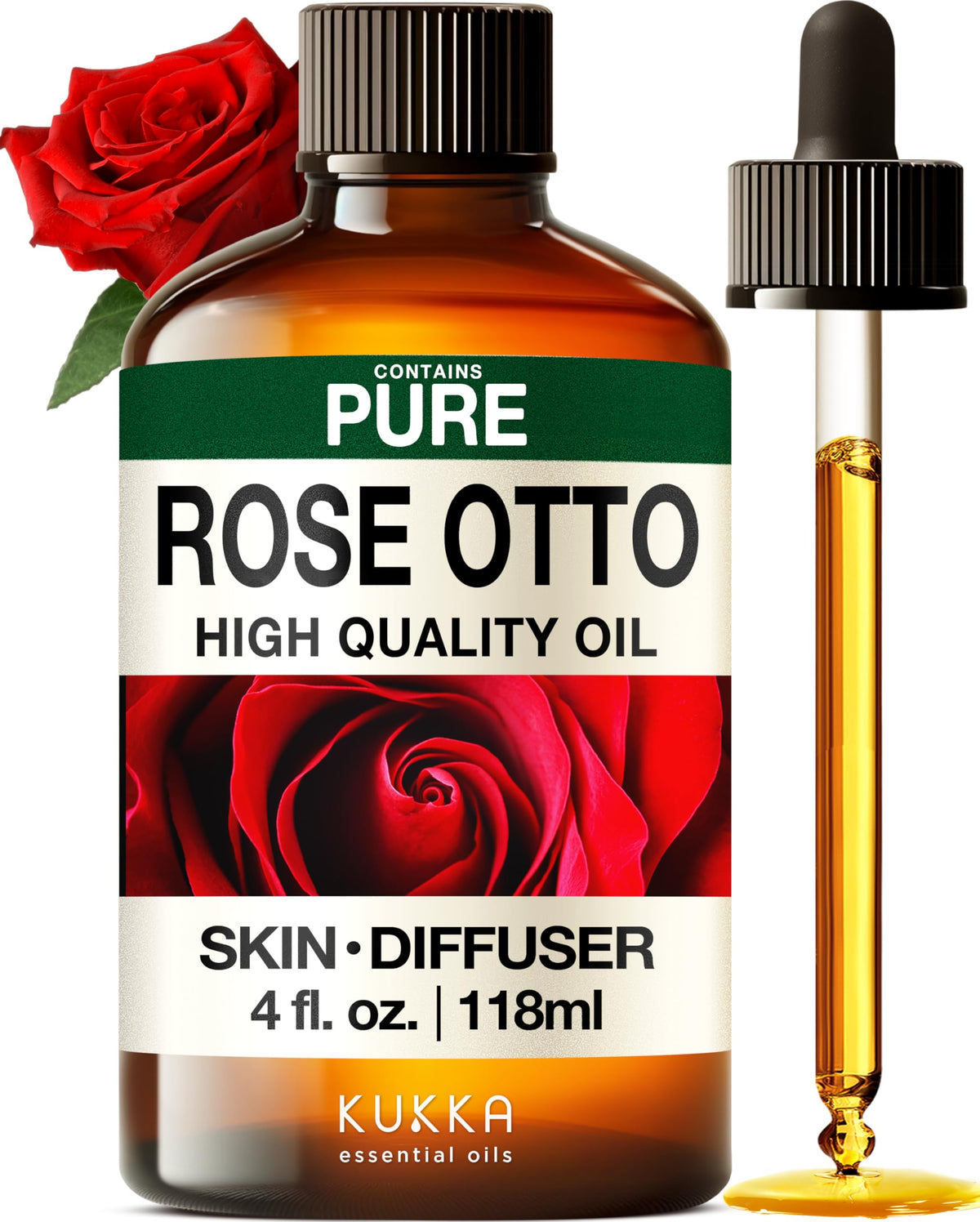 Rose & Lavender Essential Oils Set 2x4 fl oz V666719